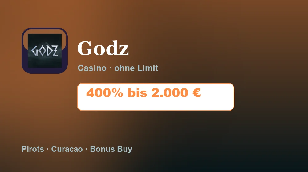 Screenshot von Godz Casino