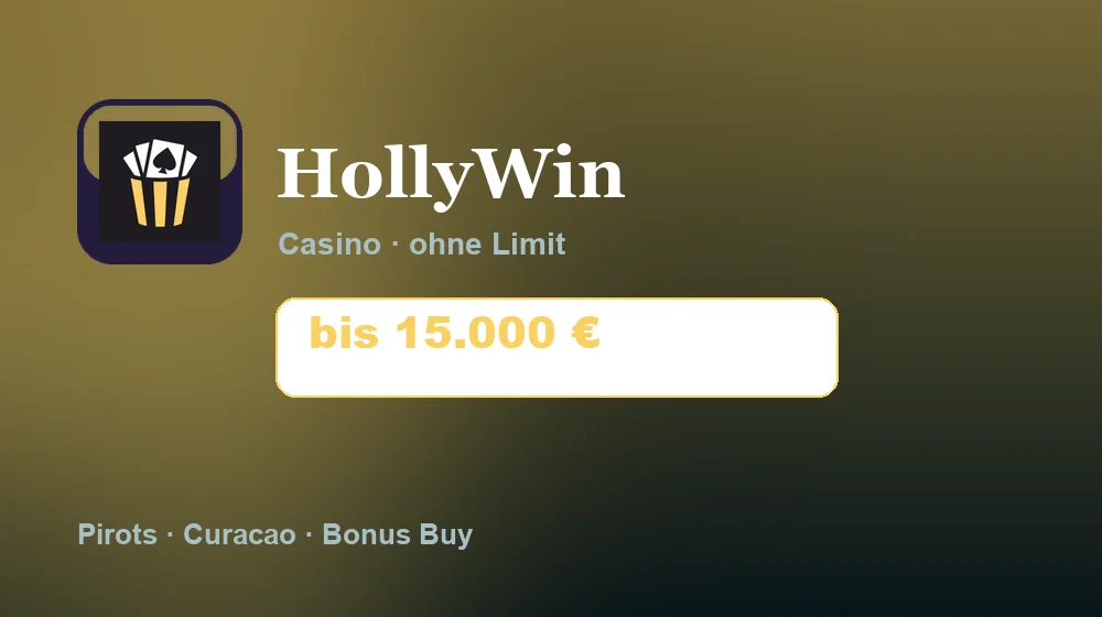 Screenshot von HollyWin Casino