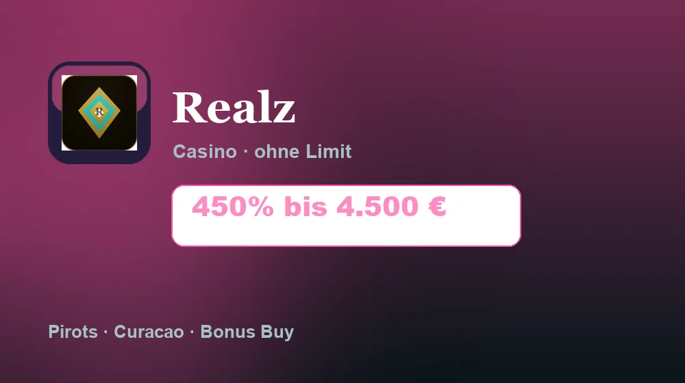 Screenshot von Realz Casino
